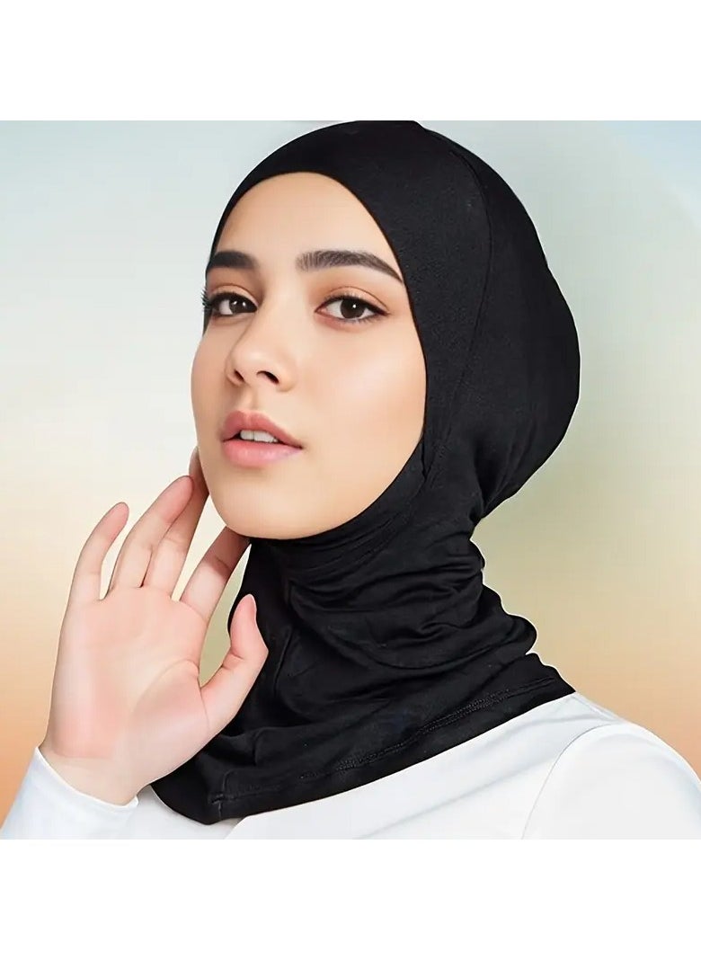 Rozino New Turban Cap Under Scarf Hijab Cap Ramadan Hat Thin Breathable Elastic Pullover Caps Elegant Style Muslim Head Wrap Gifts For Eid  - Image 1