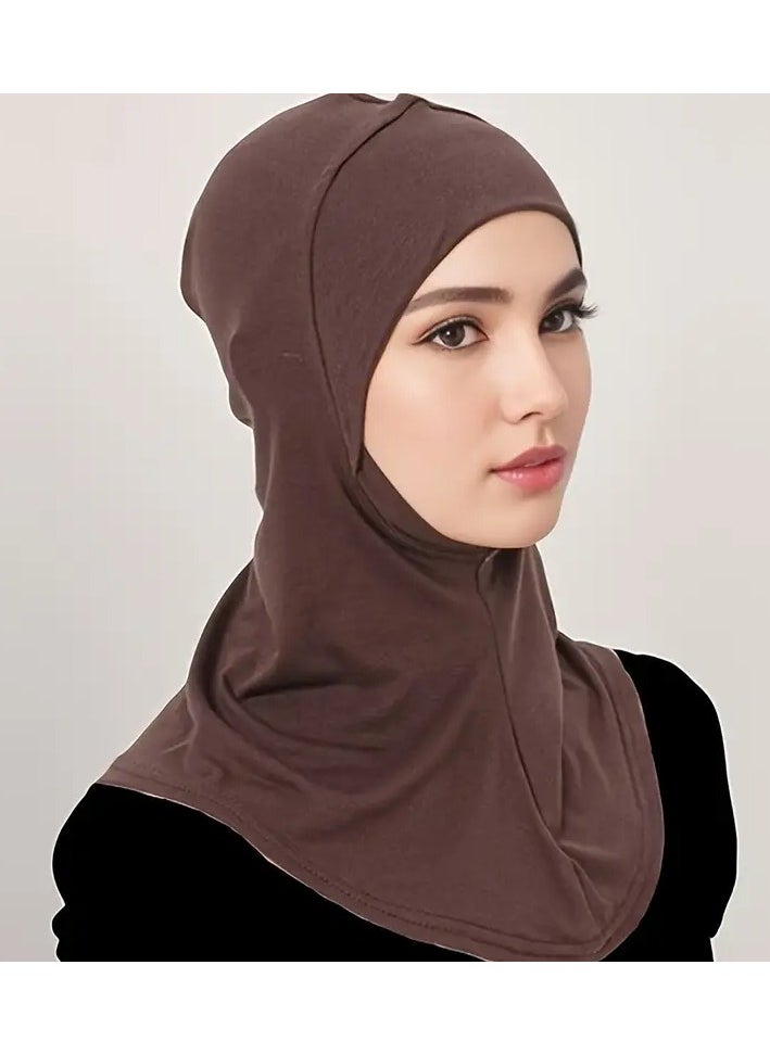 Rozino New Turban Cap Under Scarf Hijab Cap Ramadan Hat Thin Breathable Elastic Pullover Caps Elegant Style Muslim Head Wrap Gifts For Eid  - Image 4