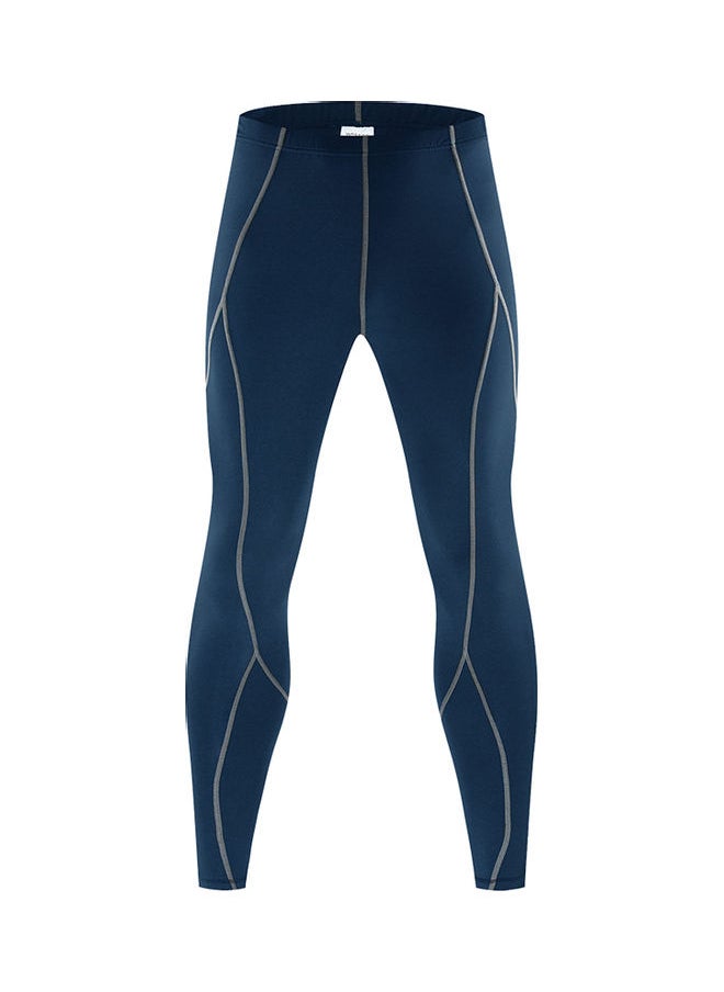 NIBEMINENT - Men Compression Pants Sports Baselayer Workout Active Tights Leggings Yoga Running Cycling Fitness XXL 23*1*18cm - Image 1