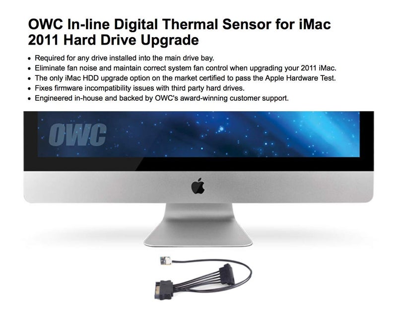 OWC in-Line Digital Thermal Sensor HDD Upgrade Cable for iMac 2011, (OWCDIDIMACHDD11) - Image 5