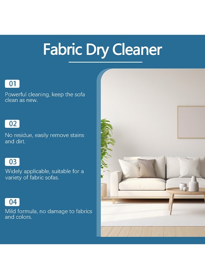 JUE-FISH Fabric Dry Cleaner, Fabric Sofa Cleaner, Carpet & Upholstery Stain Cleaner Spray Expert Stain And Odor Remover, No-Rinse Foam For Stubborn Stains On Couches, Pillows, Carpets & Upholstery, 100ml - Image 4