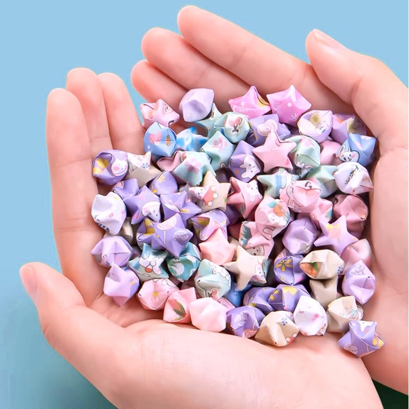 Unixing 2700 Sheets Origami Star Paper Strips, 40 Colors Star Origami Paper Lucky Stars Paper Strip for Handmade Gift, Party Decoration, Crafts Decoration - Image 5