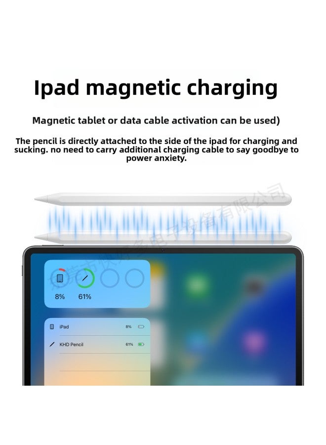 Loquat For ApplePencil Same Bluetooth Display Magnetic Charging Handwriting Touch Screen Pen IPad For Capacitance Pen-Color:118 White Universal Android  - Image 4