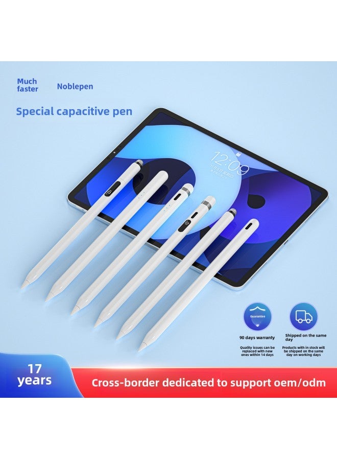 Loquat For ApplePencil Same Bluetooth Display Magnetic Charging Handwriting Touch Screen Pen IPad For Capacitance Pen-Color:118 White Universal Android  - Image 2