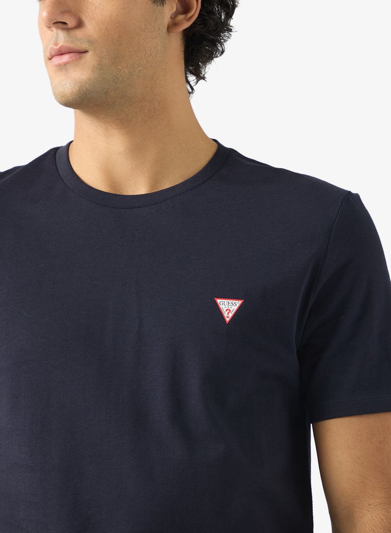 GUESS Crew Neck Short Sleeve T-Shirt - Image 3