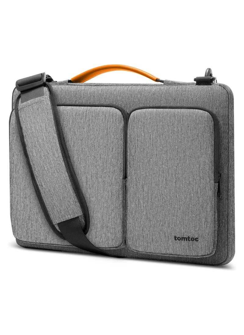 Tomtoc Defender-A42 Laptop Shoulder Bag for 14-inch MacBook Pro M3/M2/M1 Pro/Max 2023-2021, 13.5-14.4 Surface Laptop Studio/5/4/3, Surface Book 3/2/1, 360 Protective Case Fit Asus VivoBook/ZenBook 14  - Image 1