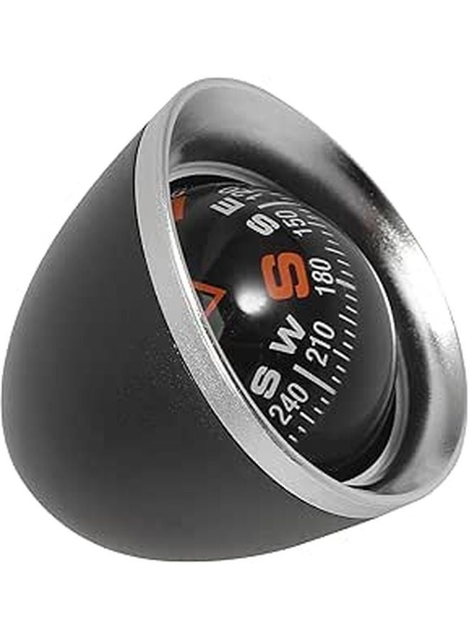 حامل كرة البوصلة في لوحة قيادة السيارة مع قاعدة لاصقة لملاحة المركبات - Image 1