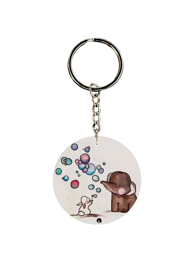 RKN Cartoon Printed Keychain