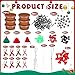 Shappy 24 Pack Christmas Gingerbread DIY Craft 255 Pcs Build Gingerbread Craft Kit Christmas Decoration Air Dry Modeling Clay for Winter Party DIY Gift Indoor Outdoor Holiday Decoration - Image 4