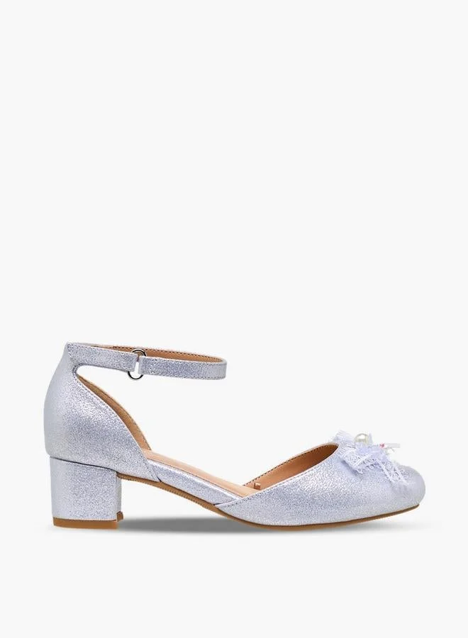 سيليست Girls Bow Embellished Block Heel Sandals