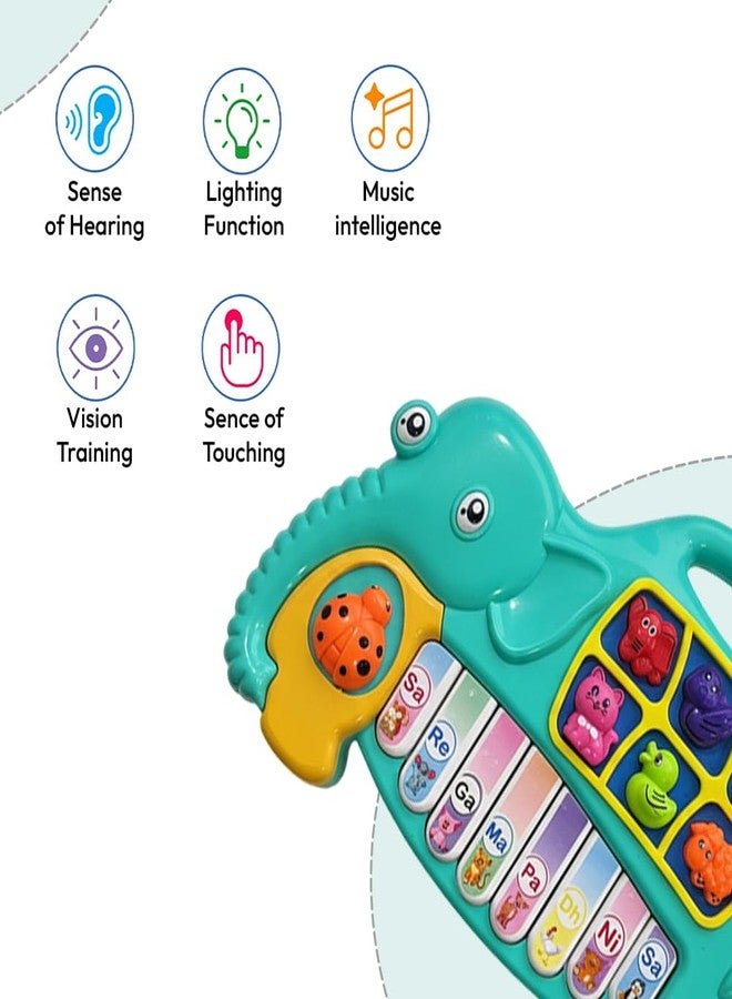 StarAndDaisy Musical Piano for Babies, Animal Voice Sound Toy Piano with Colorful Keys, Animal Shape Activity Toy for Kids with Light & Sound, Early Learning Toys for Toddlers. - Image 4