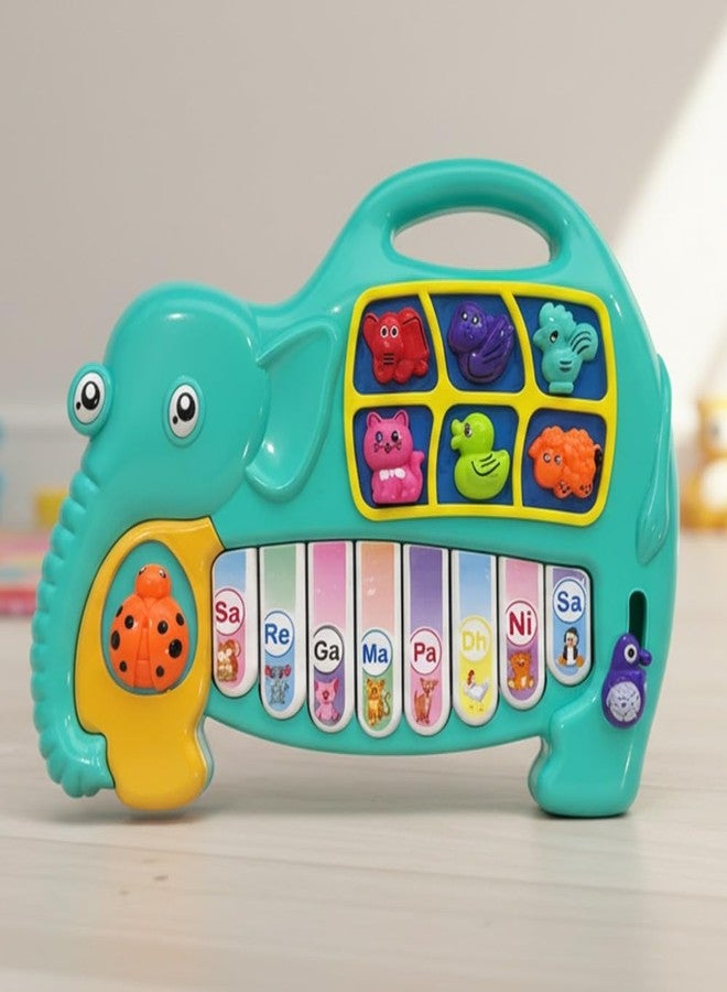 StarAndDaisy Musical Piano for Babies, Animal Voice Sound Toy Piano with Colorful Keys, Animal Shape Activity Toy for Kids with Light & Sound, Early Learning Toys for Toddlers. - Image 1