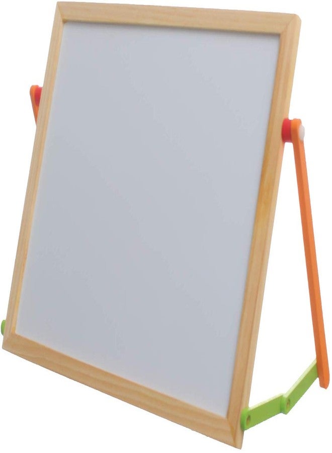 IndusBay® 2 in 1 Wooden Writing Board Double Sided Magnetic WhiteBlack Board Board with Alphabets Numbers Maths Learning Educational Toy for Kids (11.5 Inches x 10 Inches) - Image 4