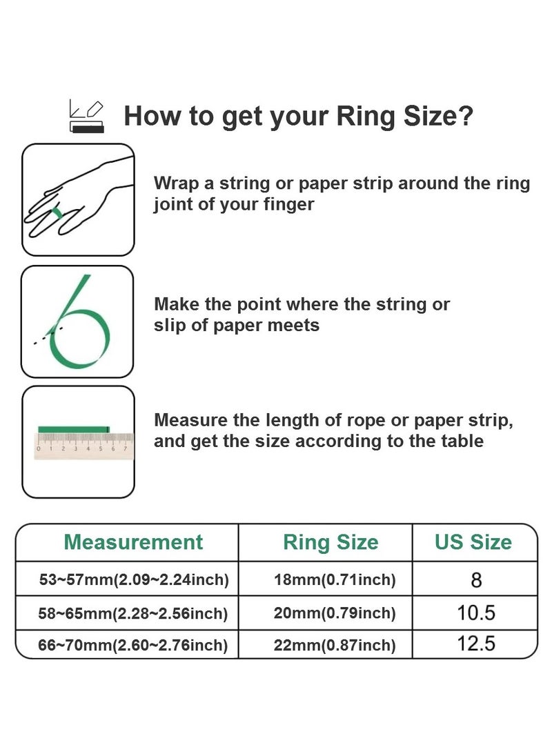 Generic - Prayer Smart Ring, Lucky Ring, Watch Ring, Smart Tasbih Beads Ring, with Prayer Counters, 5 Prayer Time Reminders, Prayer Direction Indicator Guide, Large Battery, OLED Display, Azan Alarm Clock, Tasbih Beads Ring, Fashion, Cool, TBSoon iQIBLA Zikr Ring - Image 1