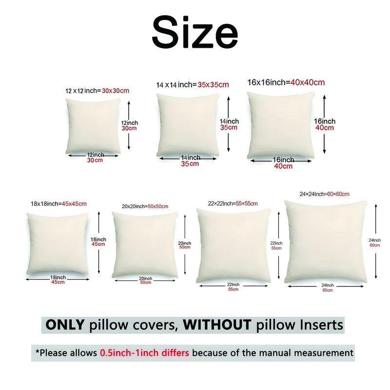 4pcs Ultra Soft 2D Abstract Line Pillowcase Set 20x20 Inch Single Sided - Image 3