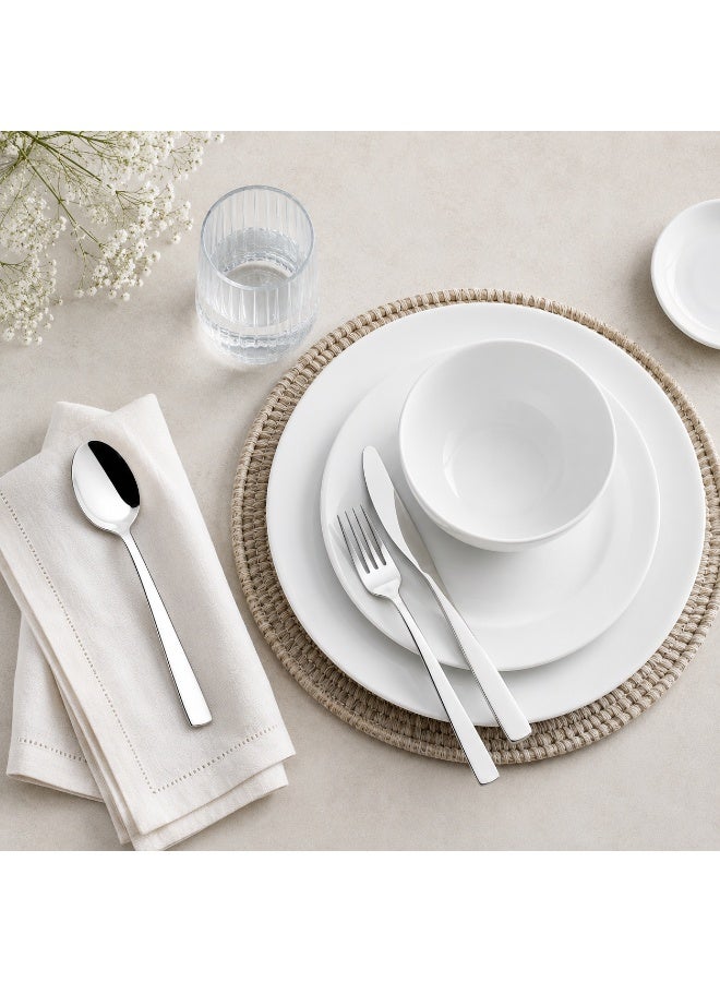 Home auraa 24 PCS Stainless Steel Cutlery Set for home /office /party | 12 Dinner Spoons, 12 Dinner Forks,| Mirror Finish | Rust Resistant - Image 3