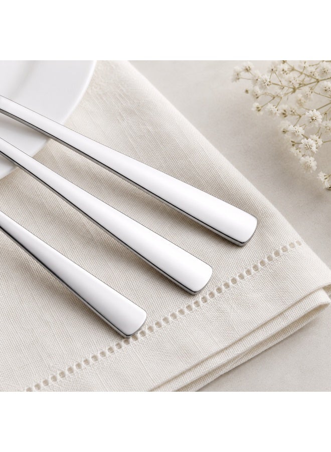 Home auraa 24 PCS Stainless Steel Cutlery Set for home /office /party | 12 Dinner Spoons, 12 Dinner Forks,| Mirror Finish | Rust Resistant - Image 5