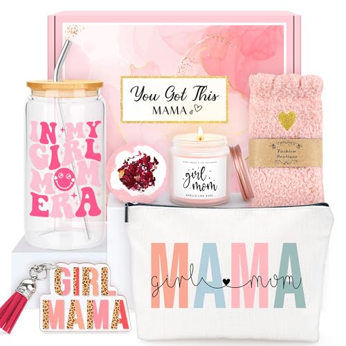 Verouis Girl Mom Gifts New Mom Gifts for Women After Birth Mom To Be Gift Basket Mother To Be Gift Ideas Girl Mama Gifts - Image 1