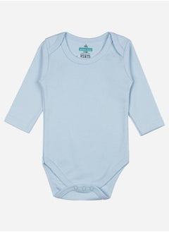 Babies Basic Pack of 3 - Solid Long Sleeves Bodysuit by Styli  - Image 4