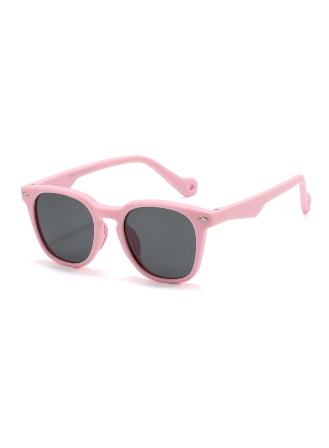 Children's polarized silicone sunglasses, unisex for children aged 2 to 12 years old, come with a matching glasses case and are an ideal option for outdoor sunny activities, beach and pool use. - Image 1