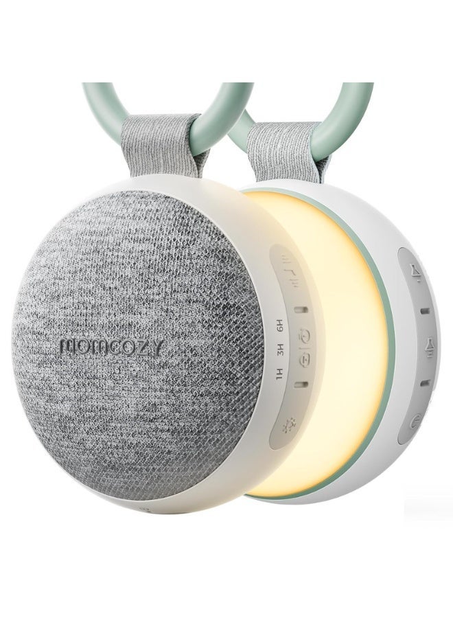 Momcozy Portable Sound Machine with Night Light, White Noise Sound Machine for Baby - Image 1