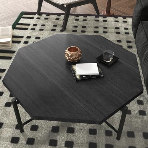 WESTICK Wood Contact Paper Peel and Stick Countertops Waterproof Black Wood Look Contact Paper for Cabinets Drawers Removable Table Dark Wooden Wallpaper Peel and Stick Vinyl Countertop 12" x 78" - Image 3