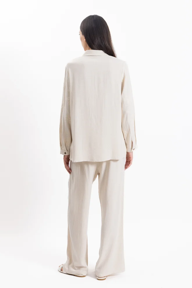 شايبس EMBROIDERED LINEN BLEND SET