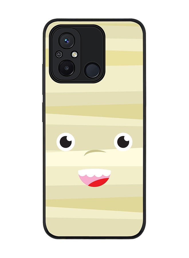 Stylizedd Rugged Black edge case for Xiaomi Redmi 12C 4G, Slim fit Soft Case Flexible Rubber Edges Anti Drop TPU Gel Thin Cover -  Cute Mummy - Image 1