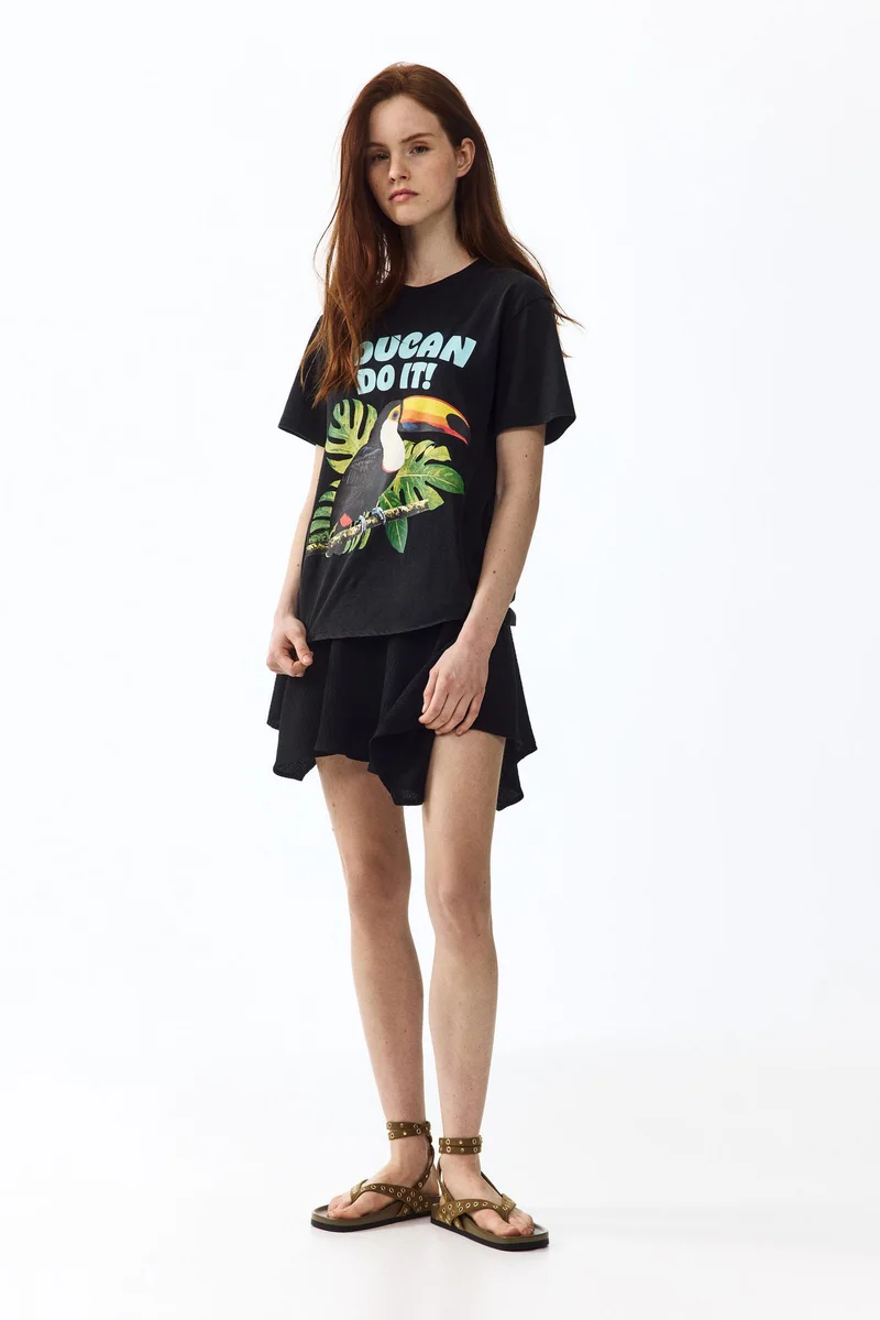 H&M Appliquéd T-shirt