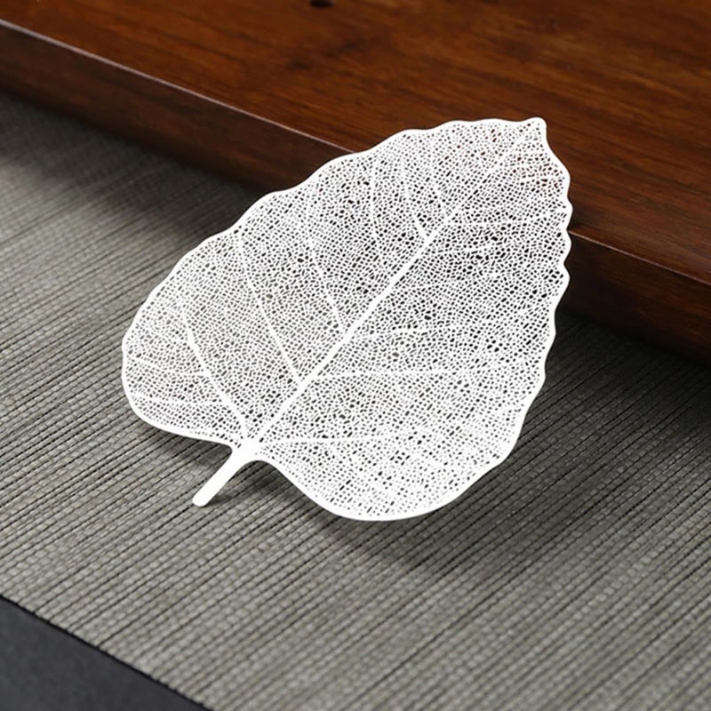 Stainless Steel Tea Filters Leaf Shape Fine Mesh Infuser Strainer Set of 4 - Image 5