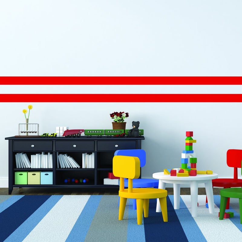Borders Unlimited Red Simple Stripe - Image 5