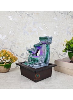 MERUPAM MERUPAM Stone Tabletop Waterfall Fountain Meditation Relaxing Indoor Decoration Zen Fountain for Home Office Bedroom Decoration  - Image 3