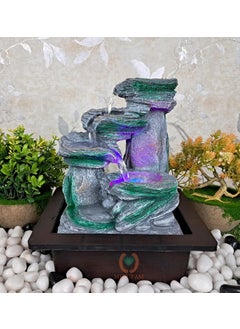 MERUPAM MERUPAM Stone Tabletop Waterfall Fountain Meditation Relaxing Indoor Decoration Zen Fountain for Home Office Bedroom Decoration  - Image 1