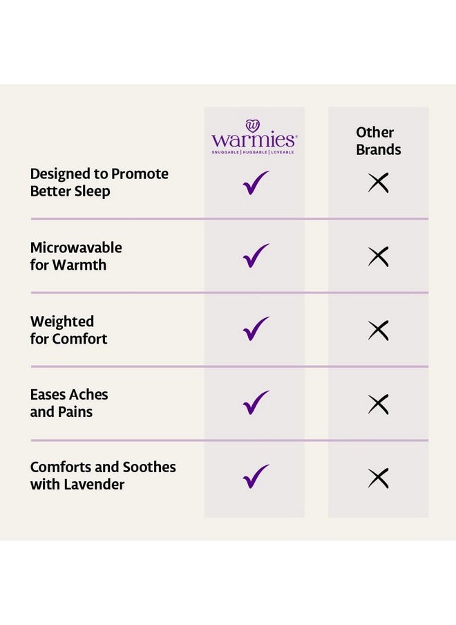 Warmies - S Warmies Cozy Plush Heatable Lavender Scented Stuffed Animal - Image 1