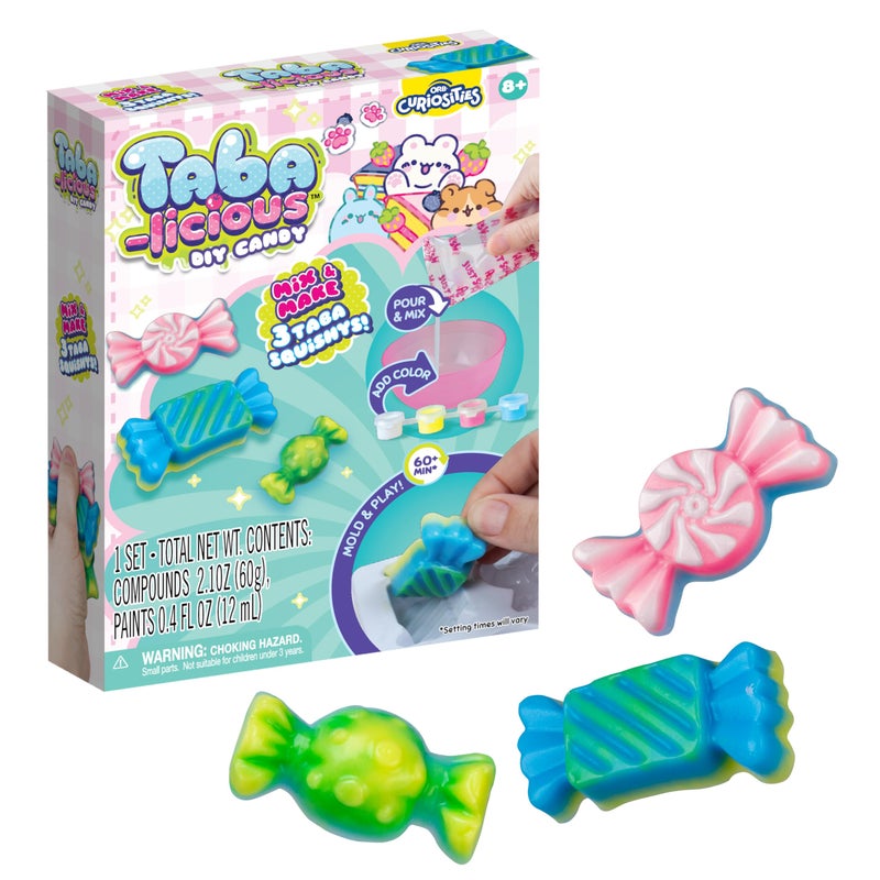 The Orb Factory ORB Tabalicious DIY Candy TABA Squishy Kit Craft Kit for Kids Make Your Own TABA Squishy Candies Toys Silicone Mold Mix Colors More Included for Crafting Candy Squishies All in 1 Craft Kit - Image 3