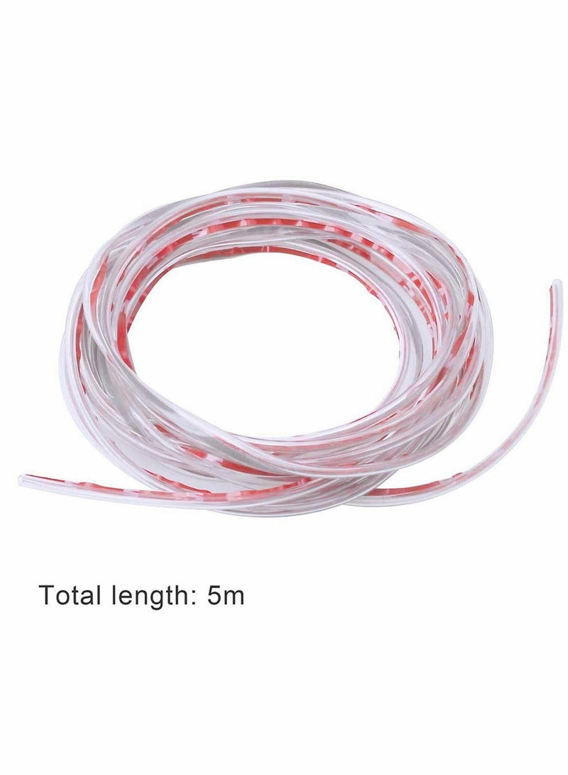 KASTWAVE Car Door Sill Protector, 16Ft Car Door Edge Guards Crash-proof Car Door Bumper for Most Car Clear, Full Shape Protects Edges of Vehicle on Trunk Lids Hoods Doors and Grilles - Image 2