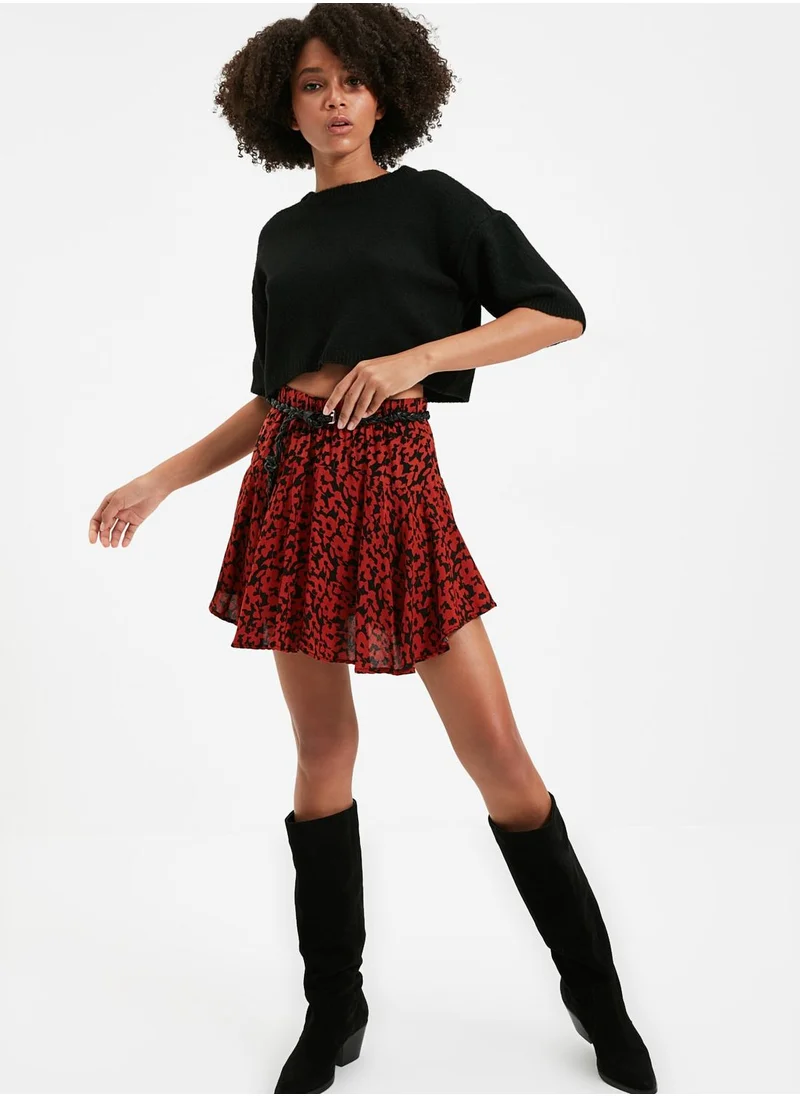 trendyol High Waist Mini Skirt