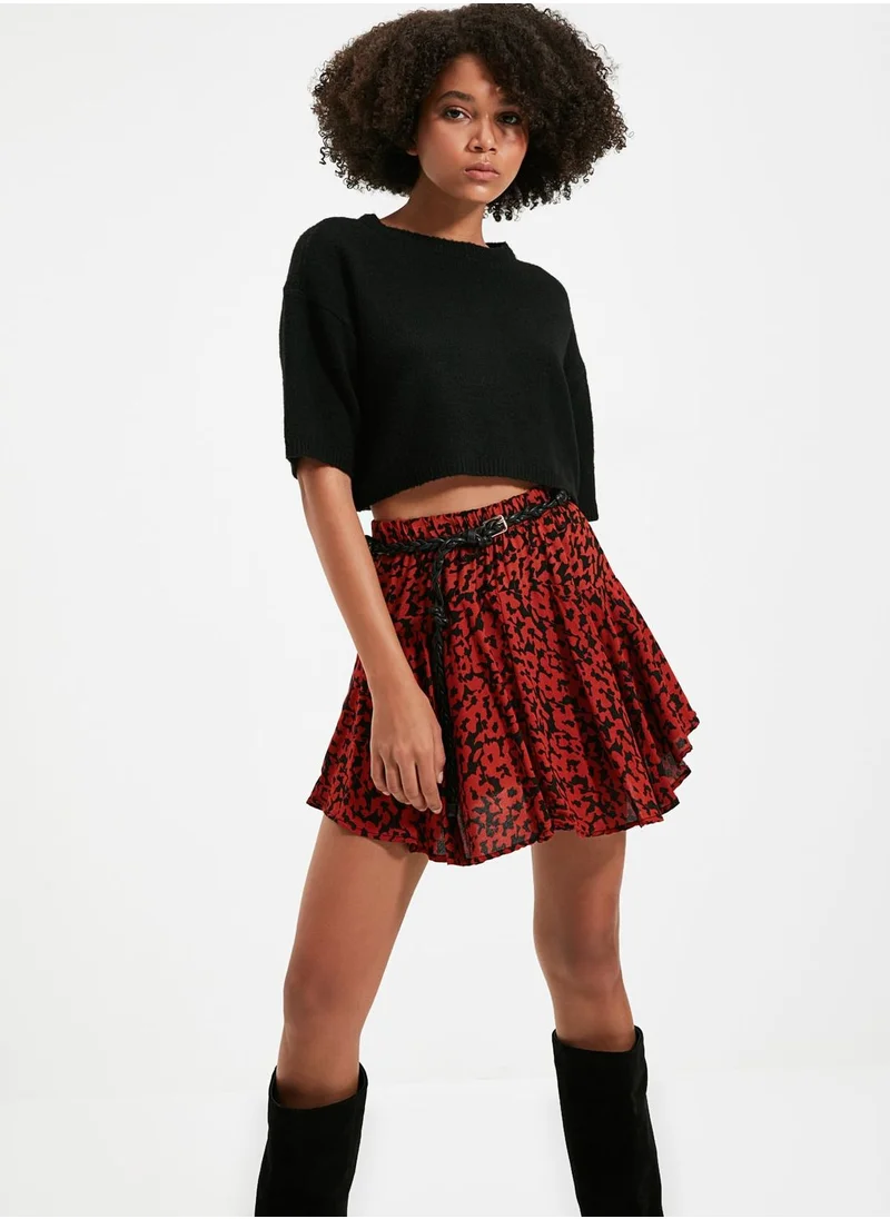 trendyol High Waist Mini Skirt