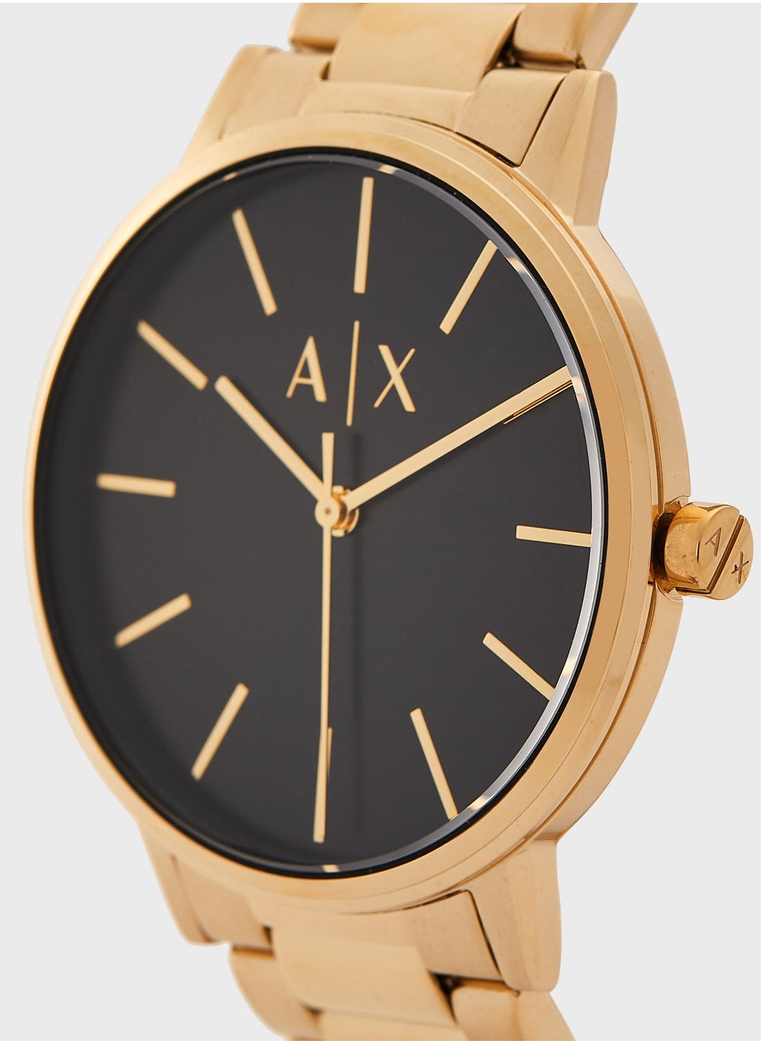 Buy Armani Exchange Gold AX7119 Analog Watch + Bracelet Gift Set