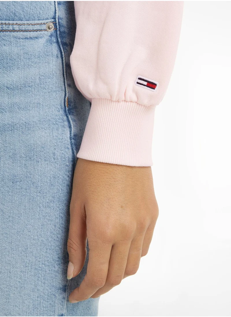TOMMY JEANS Logo Graphic Crop Sweatshirt