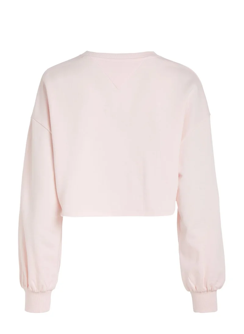 TOMMY JEANS Logo Graphic Crop Sweatshirt