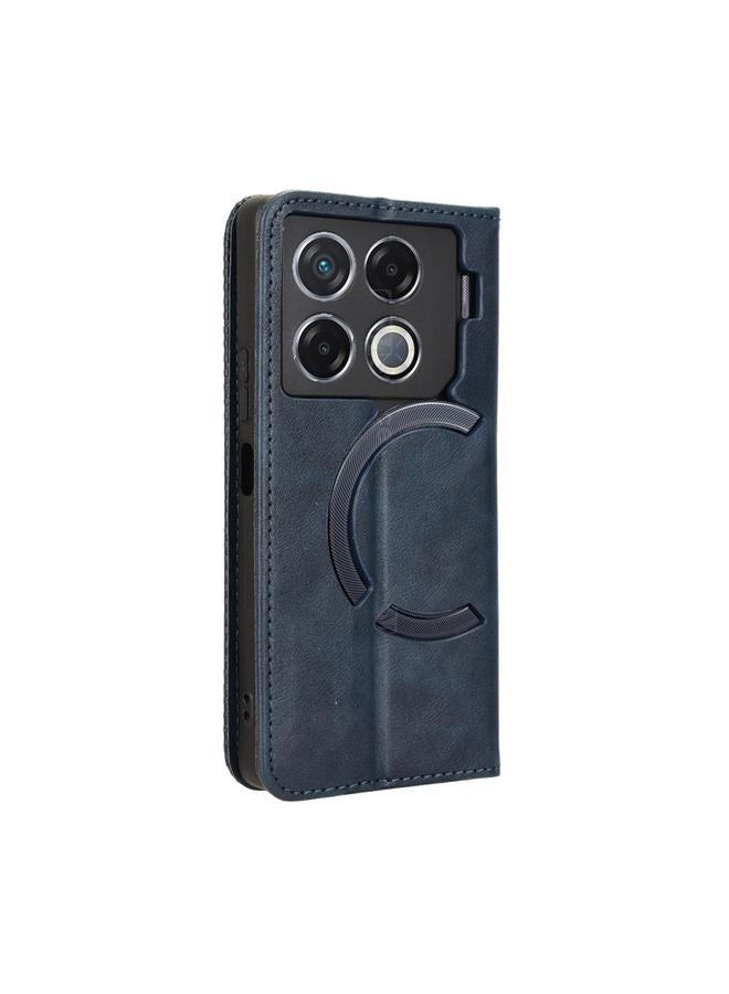 The Bros حافظة هاتف لإنفينكس GT 20 برو 5G X6871 مع مشبك مغناطيسي بتصميم جلدي عتيق - Image 3