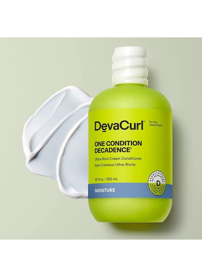 DevaCurl One Condition Decadence Ultra-Rich Cream Conditioner, Green Oasis, 12 fl. oz.  - Image 2