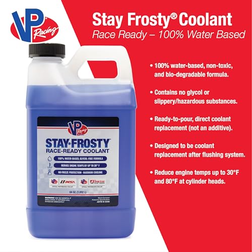 VP Racing 23051 Stay Frosty – Race-Ready Coolant with 100% Water-Based Formula - Gallon (Pack of 1) - Image 3