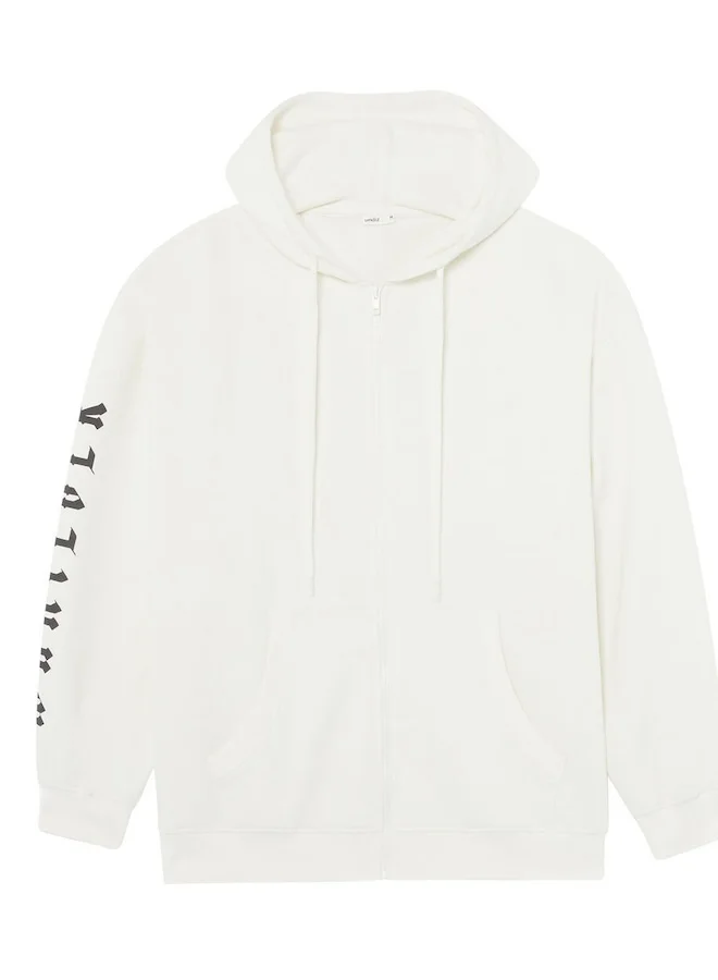 UNDIZ Fleece message jacket
