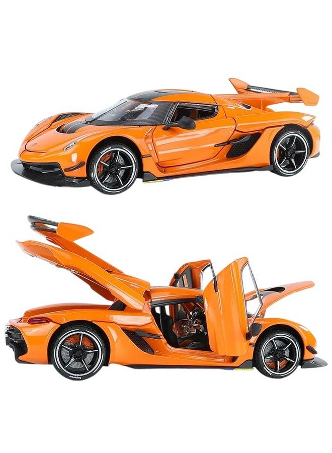 Magicwand【Random Color Die-Cast 1:24 Scale Koenigsegg Jesko【Box Packed】 with 4 Openable Doors Working Steering,Lights & Music,with Smoke Function【Pack of 1】 - Image 2