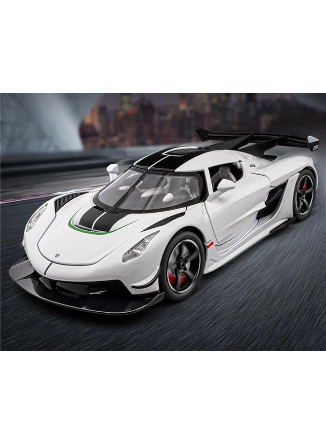 Magicwand【Random Color Die-Cast 1:24 Scale Koenigsegg Jesko【Box Packed】 with 4 Openable Doors Working Steering,Lights & Music,with Smoke Function【Pack of 1】 - Image 4