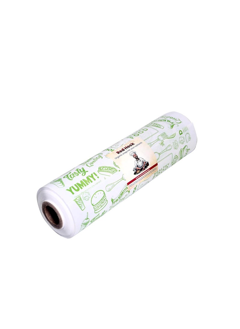 RED HECK 500 gm Butter Paper Roll Chapati Wrap Paper Burger Wrap Reusable Food Wrap Lunch Box Safe Heavy Duty Butter Paper Roll for Roti Paratha Sandwich Wrap Pack of 1