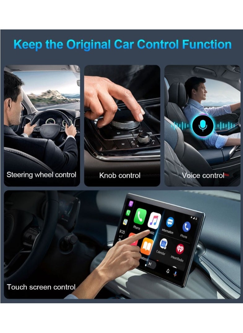 Generic - 2-in-1 Smart Car Box，Wireless Carplay  Android Auto Adapter, Convert Factory Wired to Wireless Dongle Cars for iPhone  Android, Plug  Play, 5GHz WiFi  Bluetooth 5.0, for iOS 10+  Android 11+ - Image 1