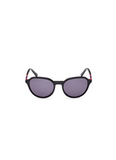 GANT Men's UV Protection Round Shape Acetate Sunglasses GA722401A53 - Lens Size: 53 Mm - Shiny Black  - Image 2
